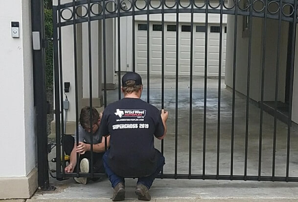 building a security gate in Encino, CA